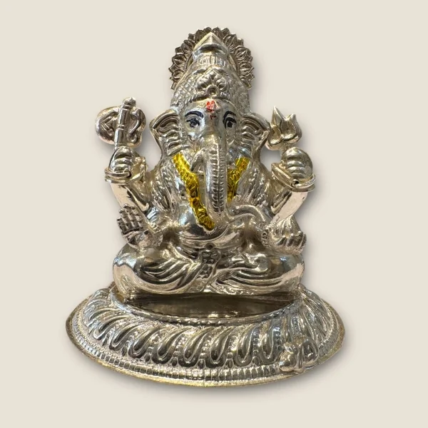 BEAUTIFUL 925 STERLING SILVER STATUE OF GOD GANESHA |SLA7