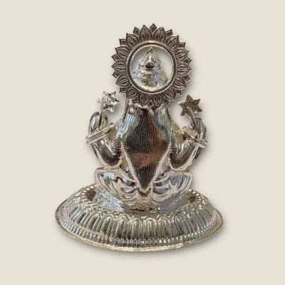 BEAUTIFUL 925 STERLING SILVER STATUE OF GODDESS MAA LAKSHMI |SLA154