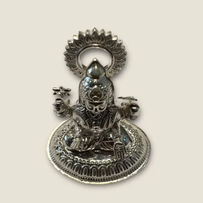 BEAUTIFUL 925 STERLING SILVER STATUE OF GODDESS MAA LAKSHMI |SLA154