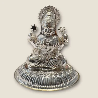 BEAUTIFUL 925 STERLING SILVER STATUE OF GODDESS MAA LAKSHMI |SLA154