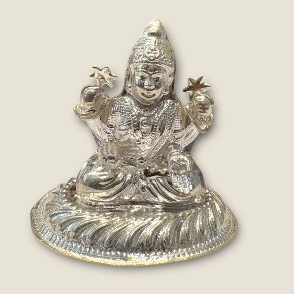 LOVELY 925 STERLING SILVER STATUE OF MAA LAKSHMI |SLA150
