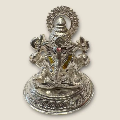 BEAUTIFUL STERLING SILVER STATUE OF LORD GANESHA |SLA5