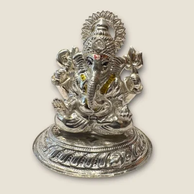 BEAUTIFUL STERLING SILVER STATUE OF LORD GANESHA |SLA5