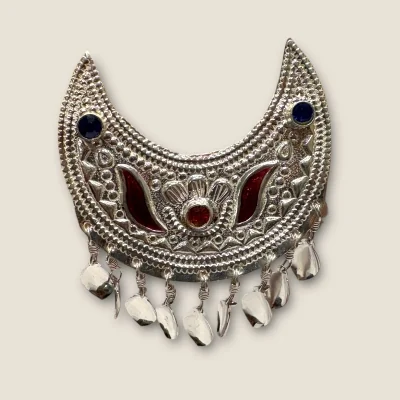 BEAUTIFUL STERLING SILVER KALGI WITH LOVELY DESIGN|SLA201