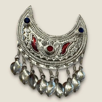 BEAUTIFUL STERLING SILVER KALGI WITH LOVELY DESIGN|SLA201