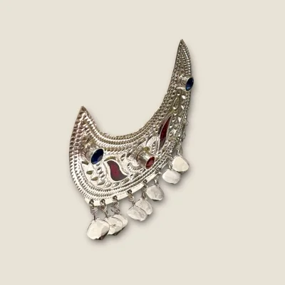 BEAUTIFUL STERLING SILVER KALGI WITH LOVELY DESIGN|SLA201