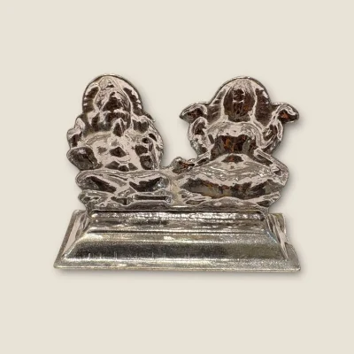 BEAUTIFUL 925 STERLING SILVER STATUE OF GODDESS MAA LAKSHMI AND GANESHA |SLA2