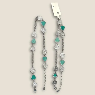 BEAUTIFUL STERLING SILVER GIRLISH ANKLETS WITH LOVELY DESIGN |SPY 535 BEAUTIFUL STERLING SILVER GIRLISH ANKLETS WITH LOVELY DESIGN |SPY 535