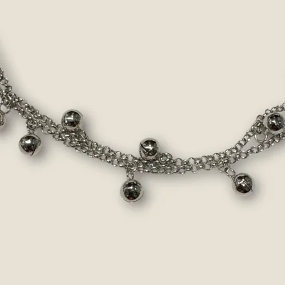 BEAUTIFUL STERLING SILVER ANKLETS WITH LOVELY DESIGN|SPY525