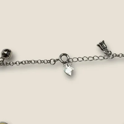 BEAUTIFUL STERLING SILVER ANKLETS WITH LOVELY DESIGN|SPY525