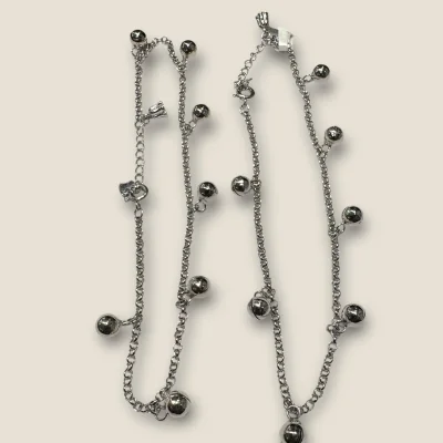 BEAUTIFUL STERLING SILVER ANKLETS WITH LOVELY DESIGN|SPY525