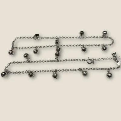 BEAUTIFUL STERLING SILVER ANKLETS WITH LOVELY DESIGN|SPY525