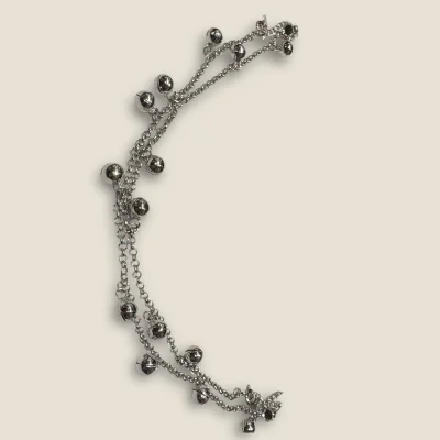 BEAUTIFUL STERLING SILVER ANKLETS WITH LOVELY DESIGN|SPY525