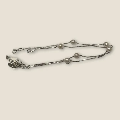 925 Sterling Silver Girlish Anklets with Beautiful Design | SPY524