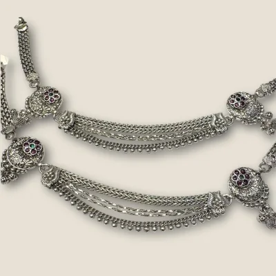 BEAUTIFUL 925 STERLING SILVER ANKLETS WITH LOVELY DESIGN |SPY565