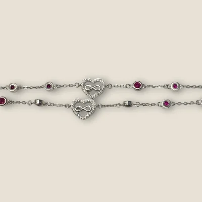 925 Sterling Silver Anklets with Lovely Design | Silver Anklets | SPY671