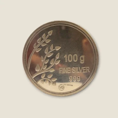100 GRAM SILVER COIN | SC