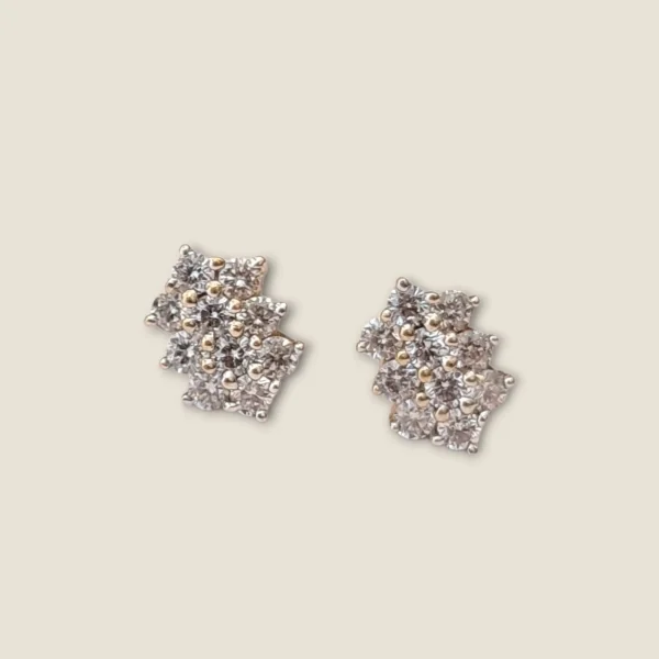 MINIMAL DESIGN MAXIMUM SPARKLE WOMEN DIAMOND EARINGS | DTP28