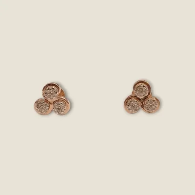 RARE REAL RADIANT DIAMOND STUDS FOR WOMEN | DTP42