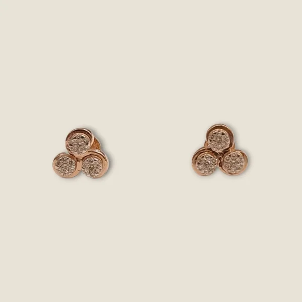 RARE REAL RADIANT DIAMOND STUDS FOR WOMEN | DTP42