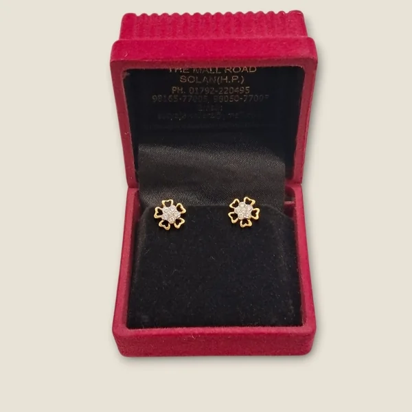 TOO GLAM TO GIVE BEAUTIFUL DIAMOND EARINGS FOR WOMEN'S | DTP4