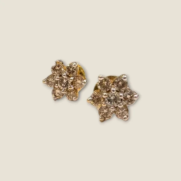 SIMPLE STUNNING SUBLIME DIAMOND EARINGS FOR WOMEN | DTP26