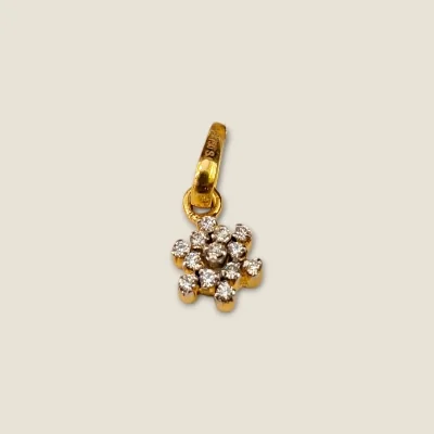 BEAUTIFUL RADIANT & RARE DIAMOND PENDANT & EARING SET | DPS17