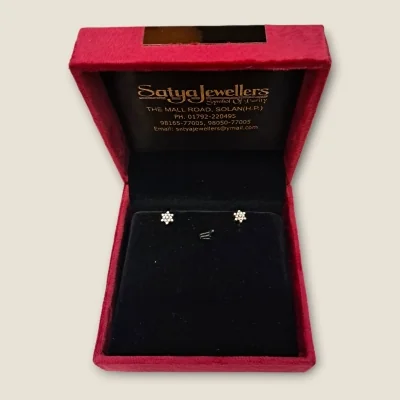 BEAUTIFUL RADIANT & RARE DIAMOND PENDANT & EARING SET | DPS17