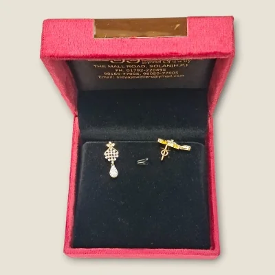 BEAUTIFUL DIAMOND PENDANT SET WITH FILIGREE DESIGN | DPS20