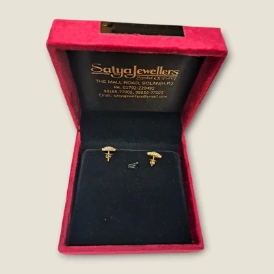 TRIITY OF GRACE & CHARM WITH DIAMOND PENDANT & EARINGS SET | DPS21