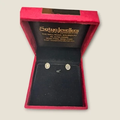 TRIITY OF GRACE & CHARM WITH DIAMOND PENDANT & EARINGS SET | DPS21