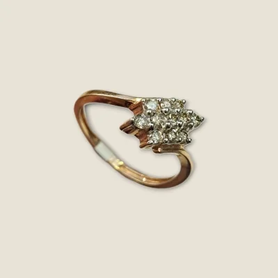 UNFORGETTABLE BEAUTY FOR AN UNFORGETTABLE PROMISE GIRLISH DIAMOND RING WITH LOVELY DESIGN| DLR125
