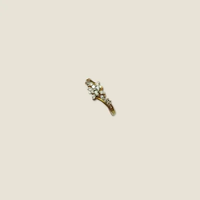 SIMPLICITY IS THE ULTIMATE SOPHISTICATION BEAUTIFUL GIRLISH DIAMOND RING WITH LOVELY DESIGN | DLR130