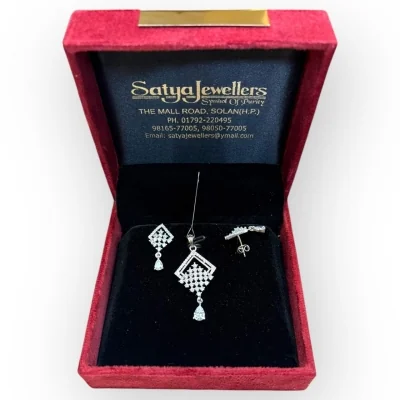 925 Sterling Silver Pendant Set | Silver Jewelry SPS72
