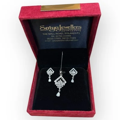925 Sterling Silver Pendant Set | Silver Jewelry SPS72