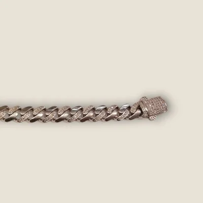 BEAUTIFUL SILVER MEN'S BRACLELETS IN CURB DESIGN | SB272