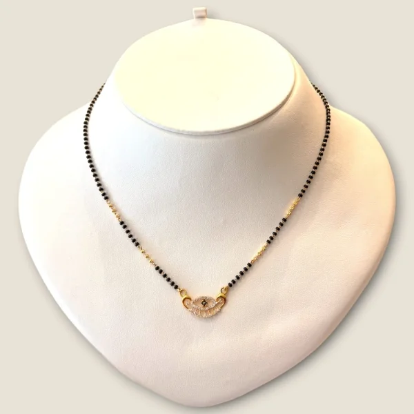 MAKE YOUR LOOK ELEGENT WITH LIGHT WAITED GOLD MANGALSUTAR | MSS417