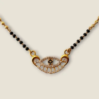 MAKE YOUR LOOK ELEGENT WITH LIGHT WAITED GOLD MANGALSUTAR | MSS417 MAKE YOUR LOOK ELEGENT WITH LIGHT WAITED GOLD MANGALSUTAR | MSS417