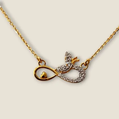 BEAUTIFUL SLEEK SUBTLE INFINITY DESIGN GOLD MANGALSUTAR | MSS416 BEAUTIFUL SLEEK SUBTLE INFINITY DESIGN GOLD MANGALSUTAR | MSS416
