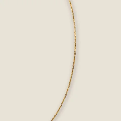 LOVELY TWIN HEART LIGHT WAITED GOLD MANGALSUTAR WITH ZIRONS | MSS429
