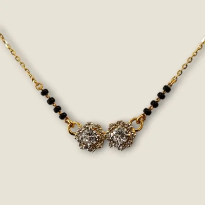 STYLISH DAILY WEAR GOLD MANGALSUTAR WITH ZIRCONS | MSS424 STYLISH DAILY WEAR GOLD MANGALSUTAR WITH ZIRCONS | MSS424