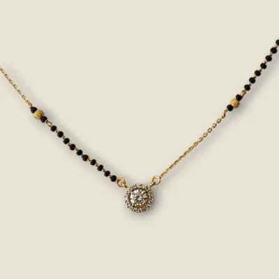 SERVING TRADITION WITH A SIDE OF GLAM GOLD MANGALSUTAR | MSS422