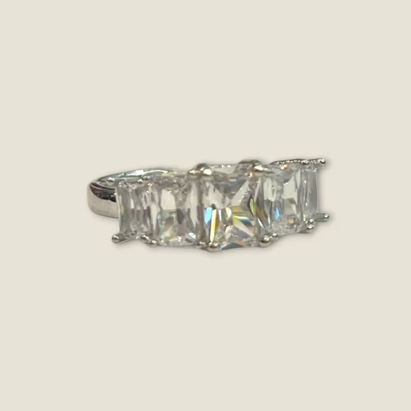 BOLD BRIGHT BEAUTIFUL SILVER RING FOR DAILY WEAR | SLR1045