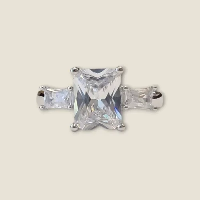 BEAUTIFUL BOLD GIRLISH SILVER RING FOR DAILY WEAR | SLR1042