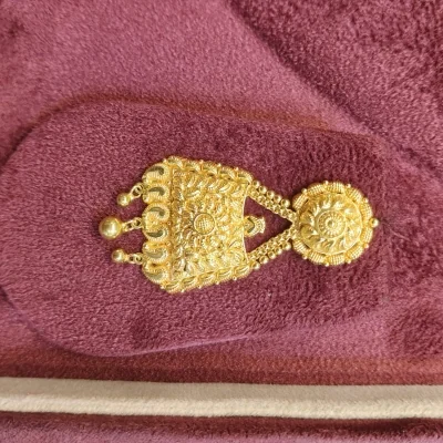 BEAUTIFUL 22CT 916 HUID HALLMARK GOLD NECKLACE WITH EARINGS IN LOVELY DESIGN | ST1038 BEAUTIFUL 22CT 916 HUID HALLMARK GOLD NECKLACE WITH EARINGS IN LOVELY DESIGN | ST1038