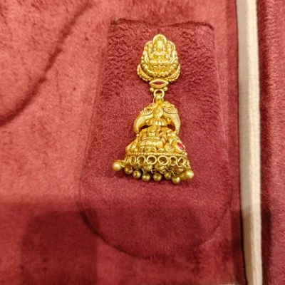 BEAUTIFUL 22CT 916 HUID HALLMARK GOLD NECKLACE WITH EARINGS IN TEMPLE ART | ST520 BEAUTIFUL 22CT 916 HUID HALLMARK GOLD NECKLACE WITH EARINGS IN TEMPLE ART | ST520