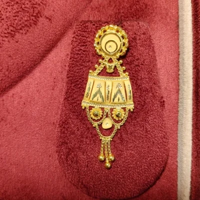BEAUTIFUL 22CT 916 HUID HALLMARK GOLD NECKLACE WITH EARINGS YELLOW GOLD | ST347 BEAUTIFUL 22CT 916 HUID HALLMARK GOLD NECKLACE WITH EARINGS YELLOW GOLD | ST347