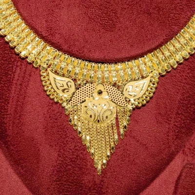 BEAUTIFUL 22CT 916 HUID HALLMARK GOLD NECKLACE WITH EARINGS | ST1174 BEAUTIFUL 22CT 916 HUID HALLMARK GOLD NECKLACE WITH EARINGS | ST1174