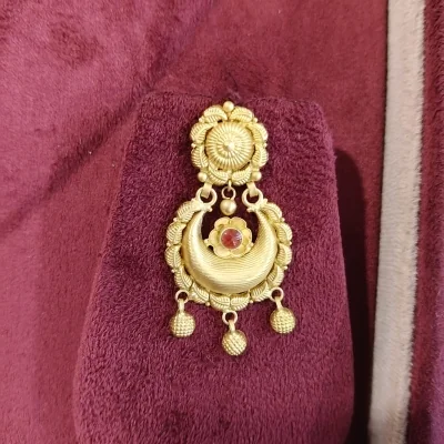 BEAUTIFUL 22CT 916 HUID HALLMARK ANTIQUE GOLD NECKLACE WITH EARINGS | ZST8 BEAUTIFUL 22CT 916 HUID HALLMARK ANTIQUE GOLD NECKLACE WITH EARINGS | ZST8