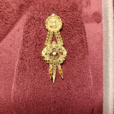 BEAUTIFUL 22CT 916 HUID HALLMARK GOLD NACKLACE WITH EARINGS & LOVELY DESIGN | ZST15 BEAUTIFUL 22CT 916 HUID HALLMARK GOLD NACKLACE WITH EARINGS & LOVELY DESIGN | ZST15